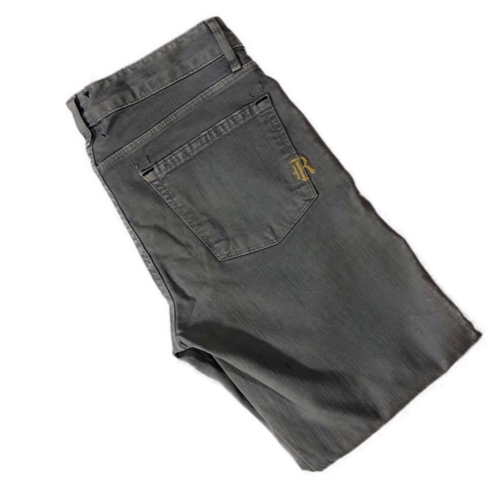 RICH & SKINNY Mid-Rise Skinny Light Grey Size 28